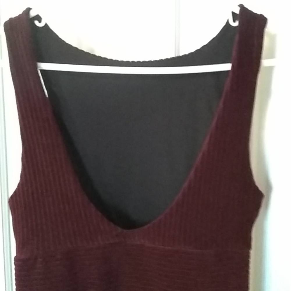 Free people open back corduroy sleeveless dress. - Picture 6 of 16